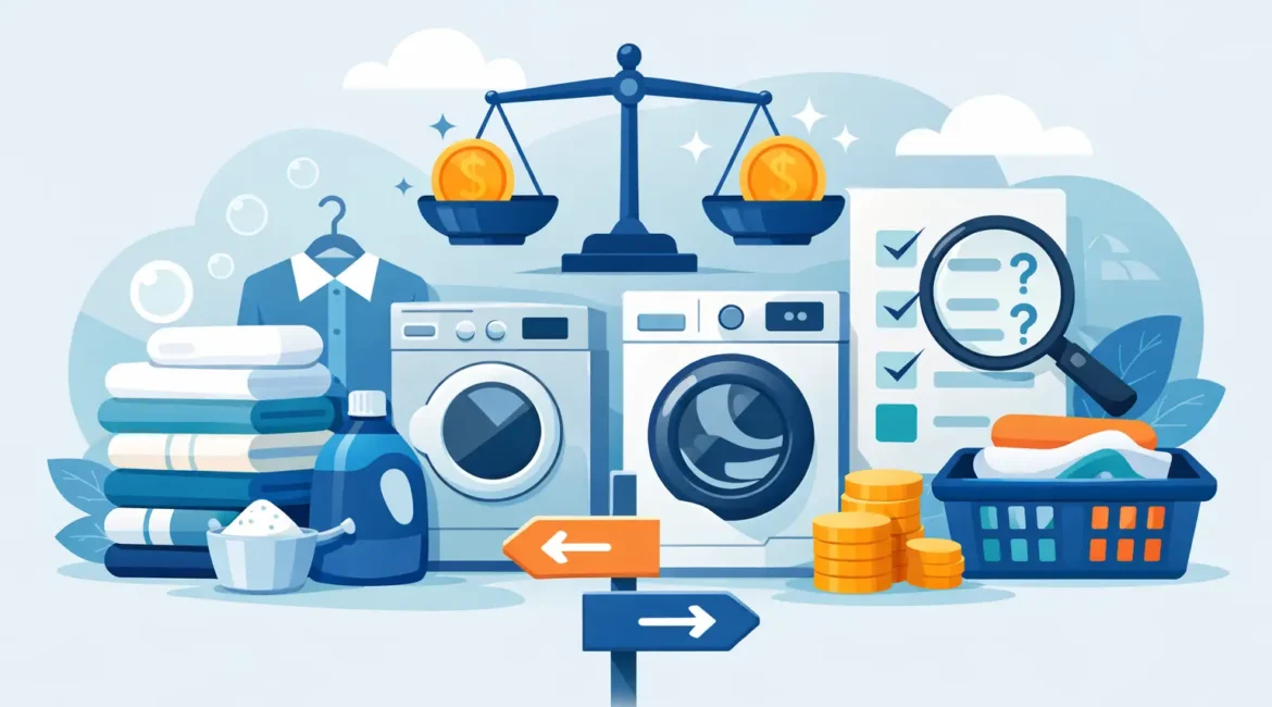 أسعار خدمات غسيل الملابس وكيف تختار الأنسب