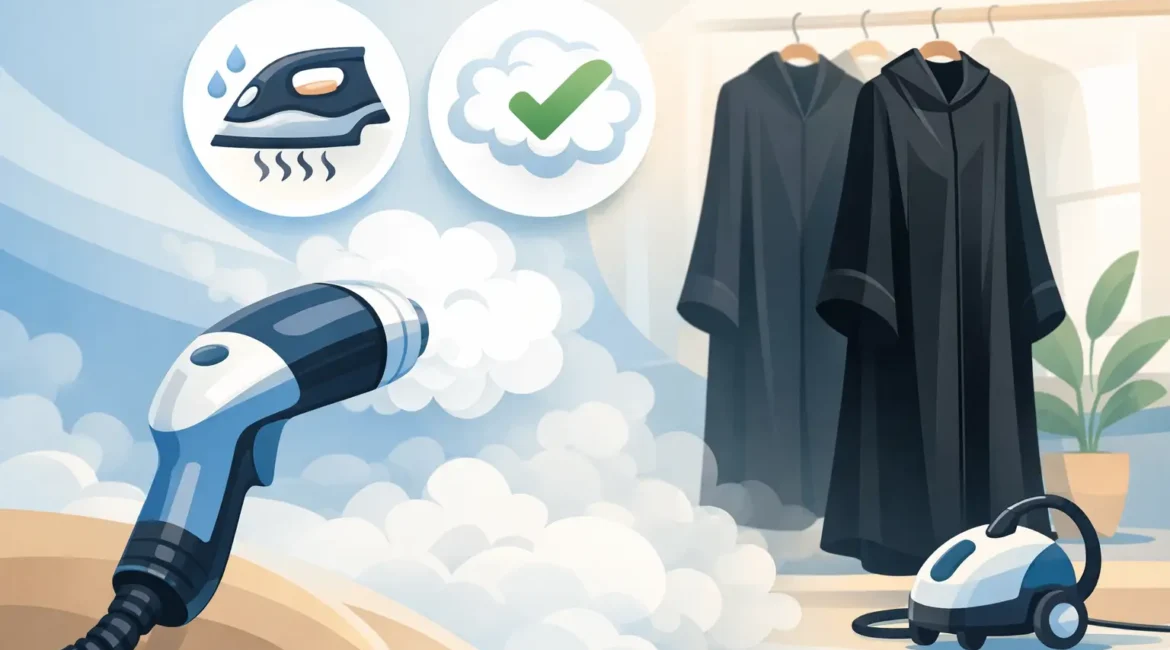تنظيف العبايات بالبخار - متى يكون الخيار الأفضل؟
